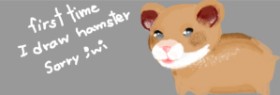 SacredCross の ハムスター の絵