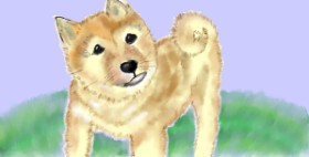 Рисунок на тему «Собака» — автор: Kim
