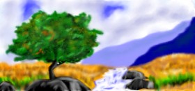 Çhåching の 川 の絵