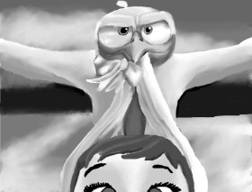 ImagineBastille の コウノトリ の絵