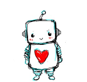 puppy の ロボット の絵