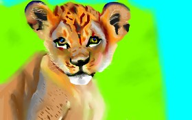 Herbert の ライオン の絵