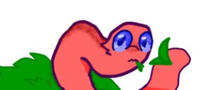 Drawing of Worm by Scourge