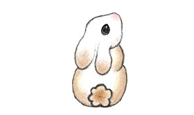 tiny=) の ウサギ の絵