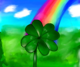 Drawing of Clover by Abeer