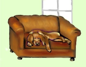Cec の ソファ の絵