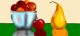 Рисунок на тему «Груша» — автор: Debidolittle