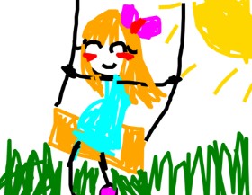Rosy の スイング の絵