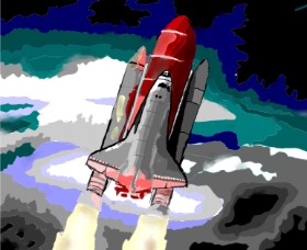 Ryomen の 宇宙船 の絵