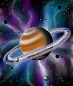 Saturn - autor: Sooyah 🍒