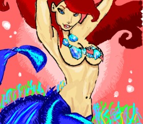 Drawing of Mermaid by Mercy