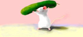 Debidolittle の きゅうり の絵