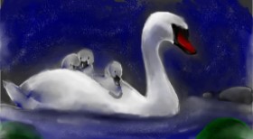Unknown の 白鳥 の絵
