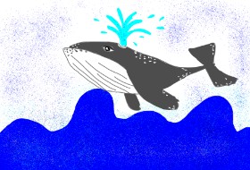 H R の クジラ の絵