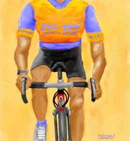 Drawing of Bicycle by GreyhoundMama