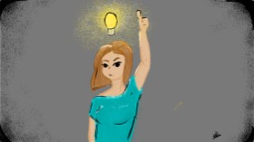 Obnoxious But Consistent の 電球 の絵