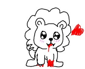 Drawing of Lion by Cinnamon roll