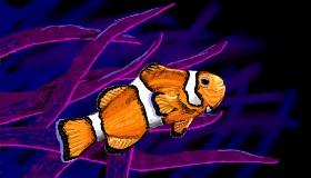 Рисунок на тему «Clownfish» — автор: Sam