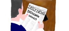 Drawing of Newspaper by JOSE