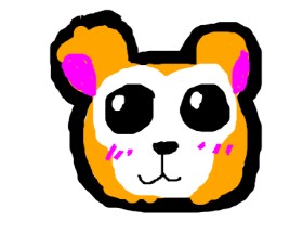 Cinnamon roll の 猿 の絵