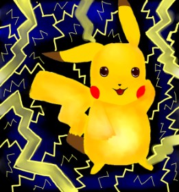 MEL の ピカチュウ の絵