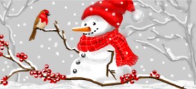 justme❤️ の 雪だるま の絵
