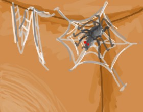 Рисунок на тему «Паутина» — автор: Pine