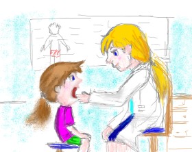 Drawing of Doctor by Yasi