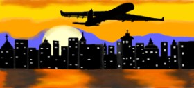DebbyLee の 飛行機 の絵