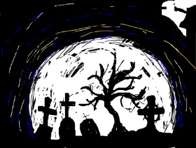 moonlight の 月 の絵