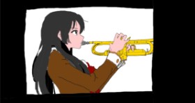 InessA の トランペット の絵