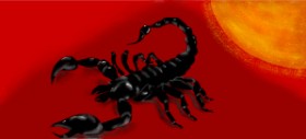 Skorpion-Zeichnung von Debidolittle