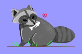Redd_Pandaii の アライグマ の絵