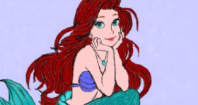 InessA の 人魚 の絵