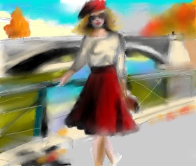 Yasi の スカート の絵