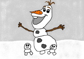 loser eerawn の 雪だるま の絵