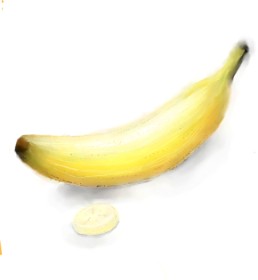 Drawing of Banana by 🌌Mom💕E🌌