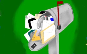 GJP の 郵便受け の絵