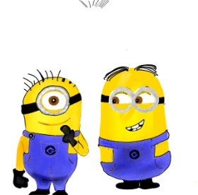 Drawing of Minion by Lou
