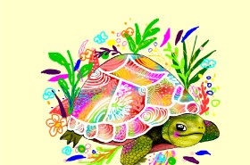 RadiouChka🍉 の カメ の絵