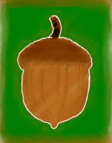 Рисунок на тему «Желудь» — автор: Bubs