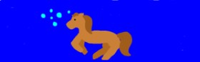 uwu の タツノオトシゴ の絵