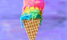 Eya の アイスクリーム の絵