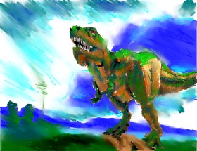 teidolo の ティラノサウルス・レックス の絵