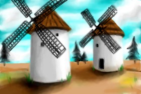 Vjetrenjača - autor: Sophie_draw24