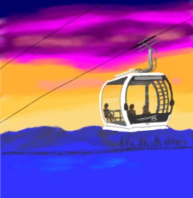TedsNan の ケーブルカー の絵