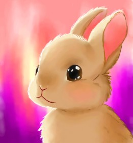 Рисунок на тему «Кролик» — автор: Lyv