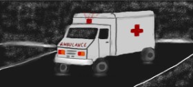 robee の 救急車 の絵