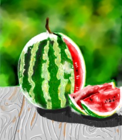 Bugoy の スイカ の絵
