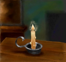 Рисунок на тему «Свеча» — автор: Andromeda